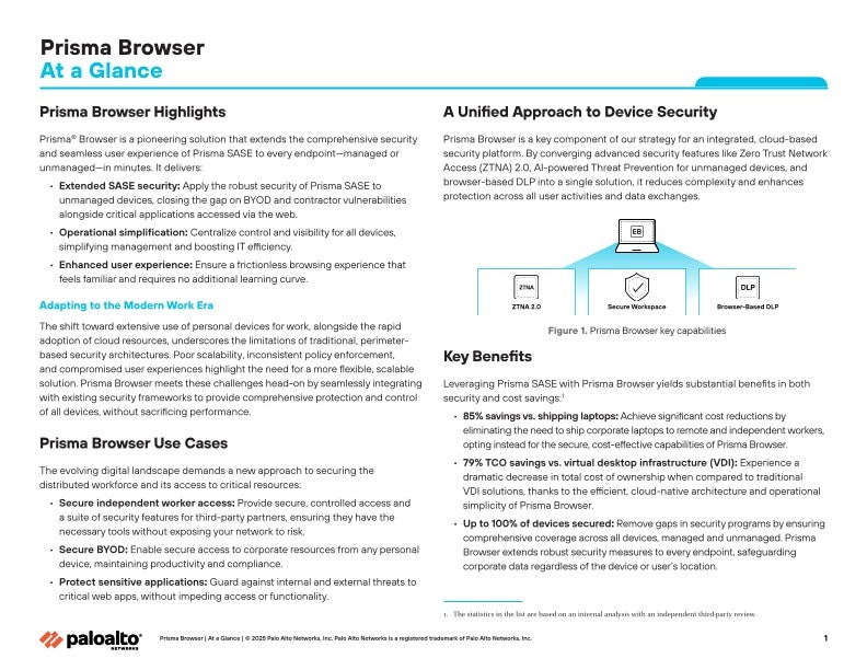 Resumen de Prisma Browser