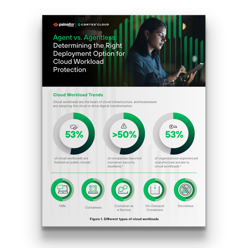 Con agente vs. sin agente: Determine la opción de implementación adecuada para Cloud Workload Protection (CWP)