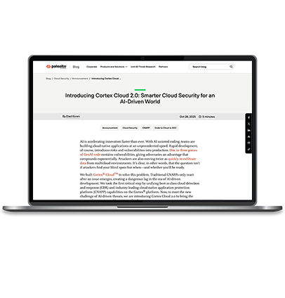 Presentamos Cortex Cloud 2.0: Seguridad en la nube más inteligente para un mundo impulsado por la inteligencia artificial