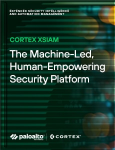 Cortex XSIAM: la plataforma de seguridad dirigida por máquinas y potenciada por personas