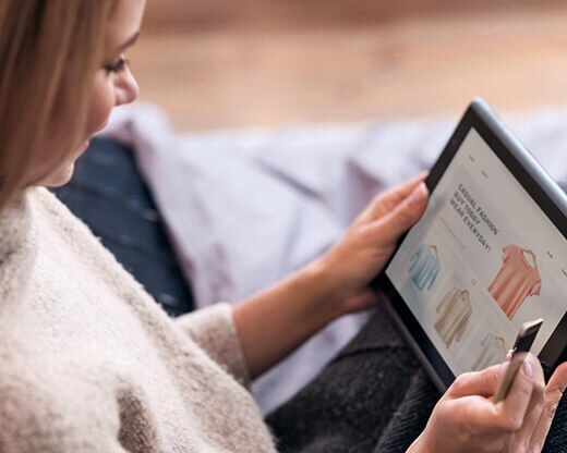 Fotografía de un comercio minorista internacional