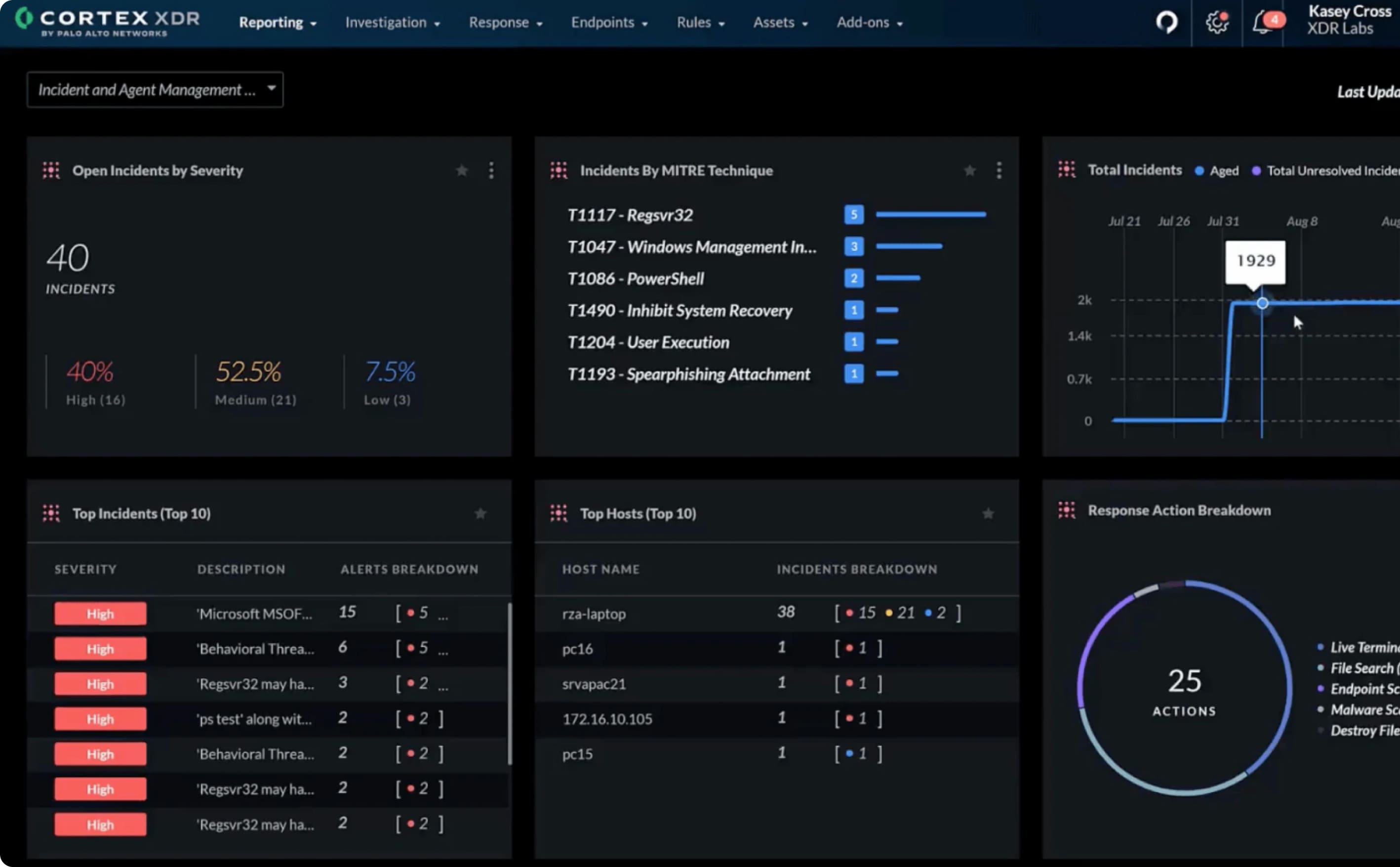 Demostración en vivo de XDR  