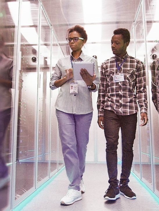 Man looking at phone