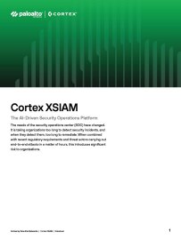 Ficha técnica de Cortex XSIAM
