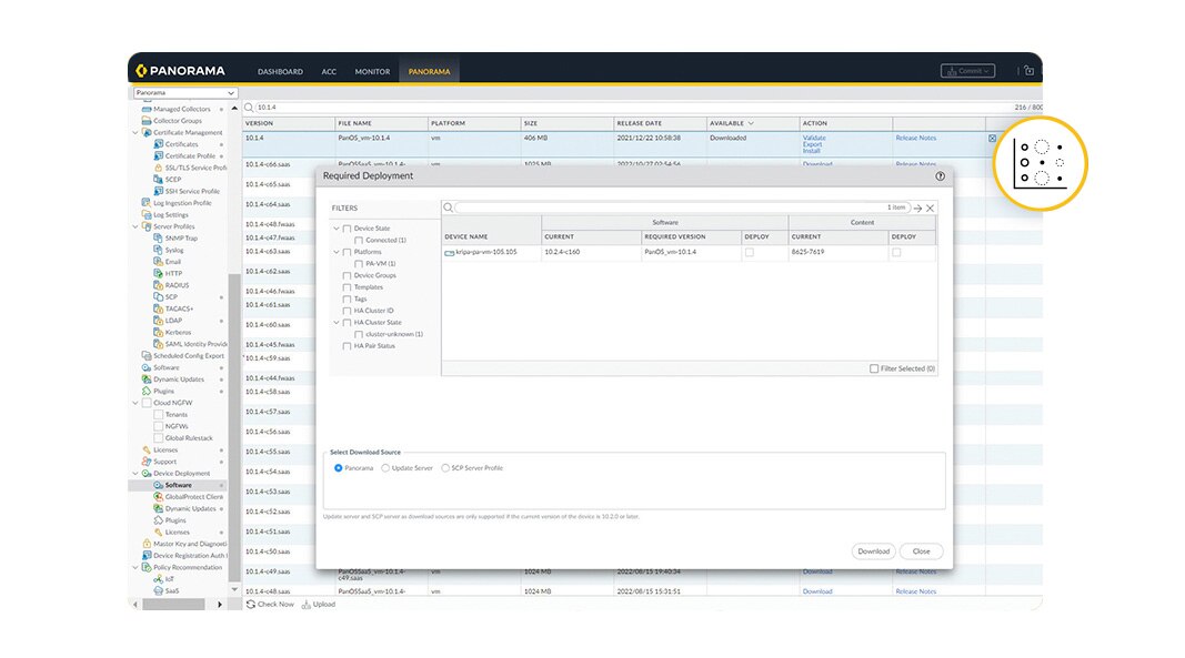 Benefíciese sin esfuerzo de las innovaciones más recientes en materia de seguridad de PAN-OS®