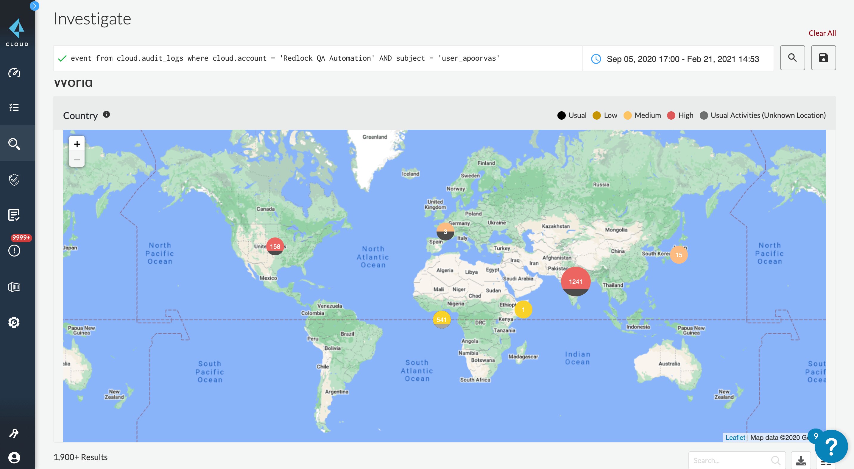 Erkennung von Cloud-Bedrohungen