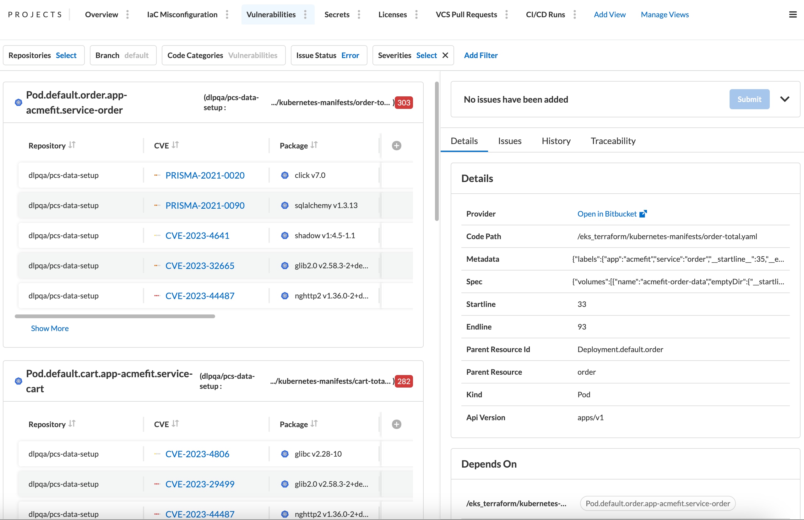 Análisis de composición de software