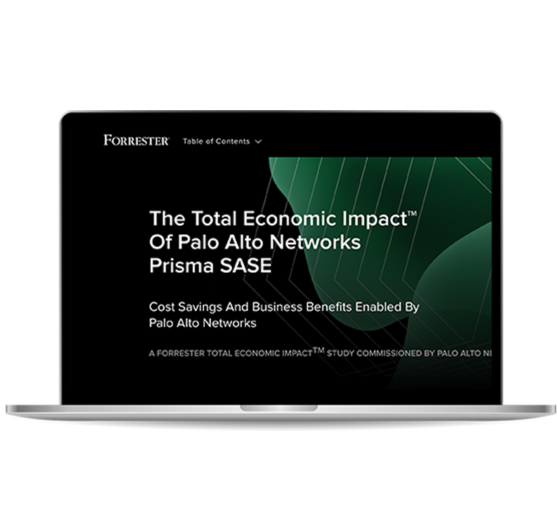 Total Economic Impact™ de Prisma SASE de Palo Alto Networks