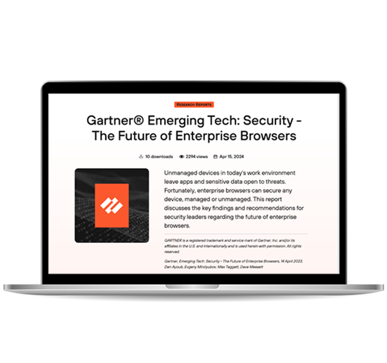 Tecnología emergente de Gartner®: Seguridad: el futuro de los exploradores empresariales