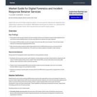 Guía del mercado de Gartner<sup>®</sup> de 2024 para el análisis forense digital y los servicios de respuesta ante incidentes.