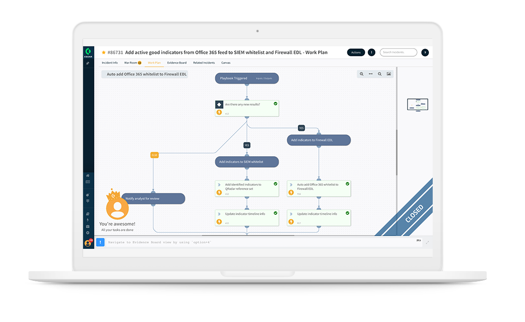 La plataforma SOAR más abierta y completa de la industria