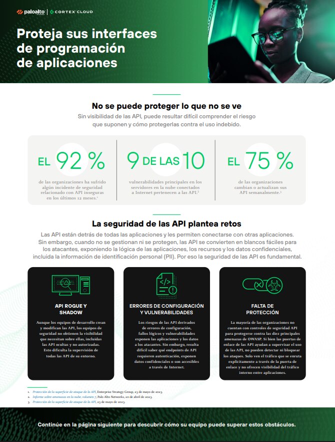 Proteja sus interfaces de programación de aplicaciones (API)